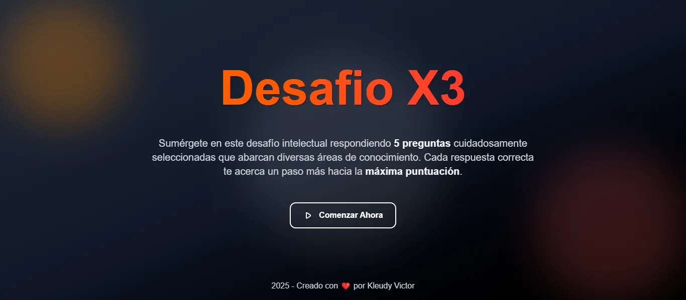 Desafio X3